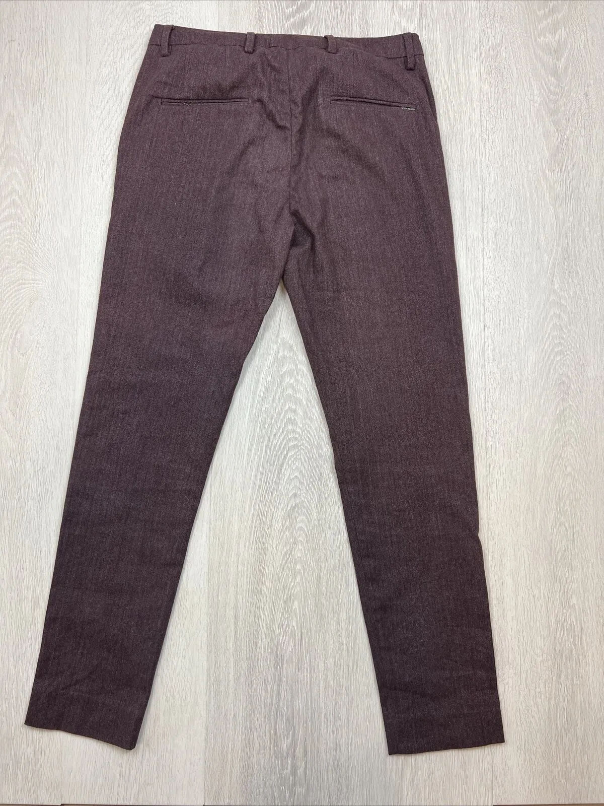 Scotch & Soda Mens Maroon 'Mott' Dress Pants Size 30/32