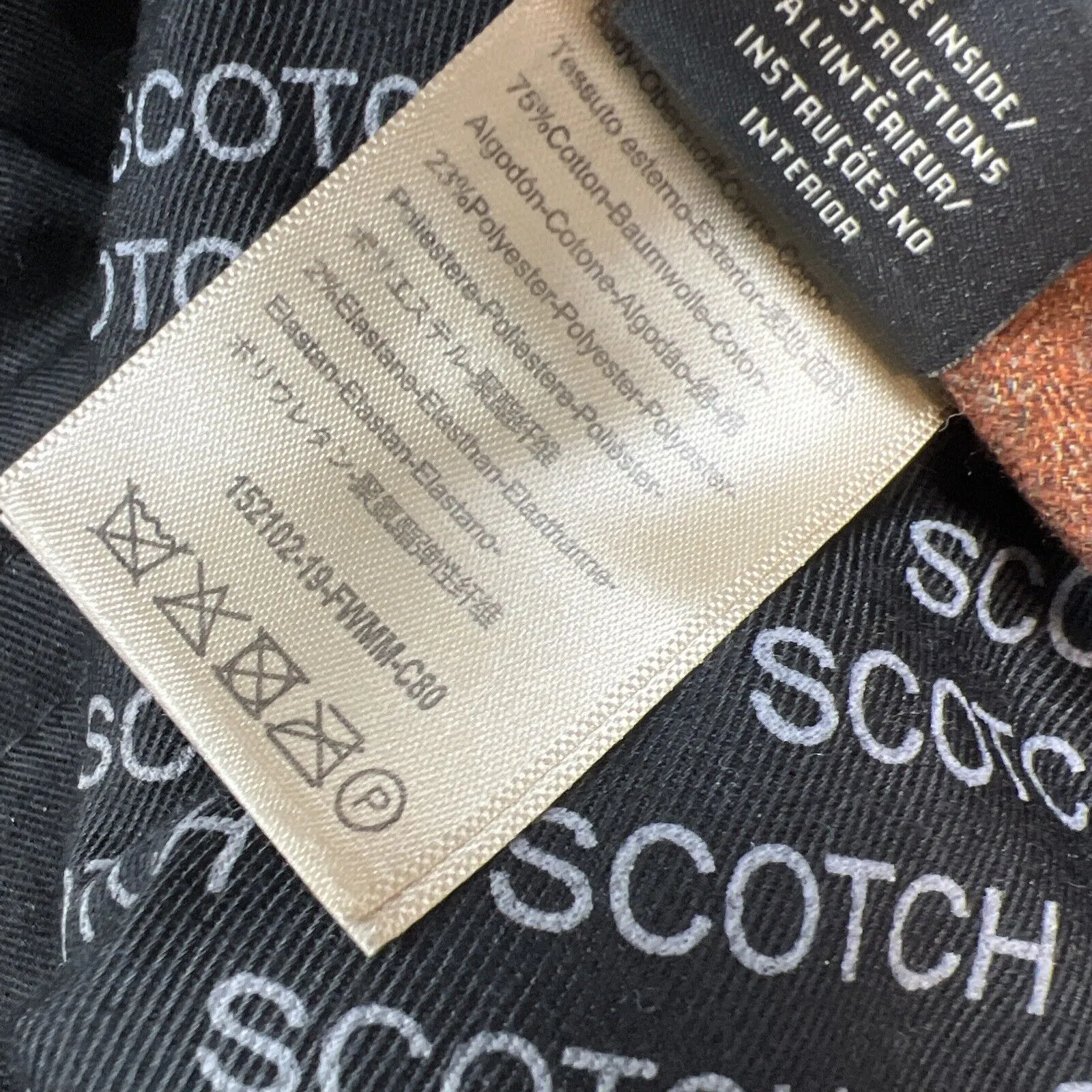 Scotch & Soda Mens Maroon 'Mott' Dress Pants Size 30/32