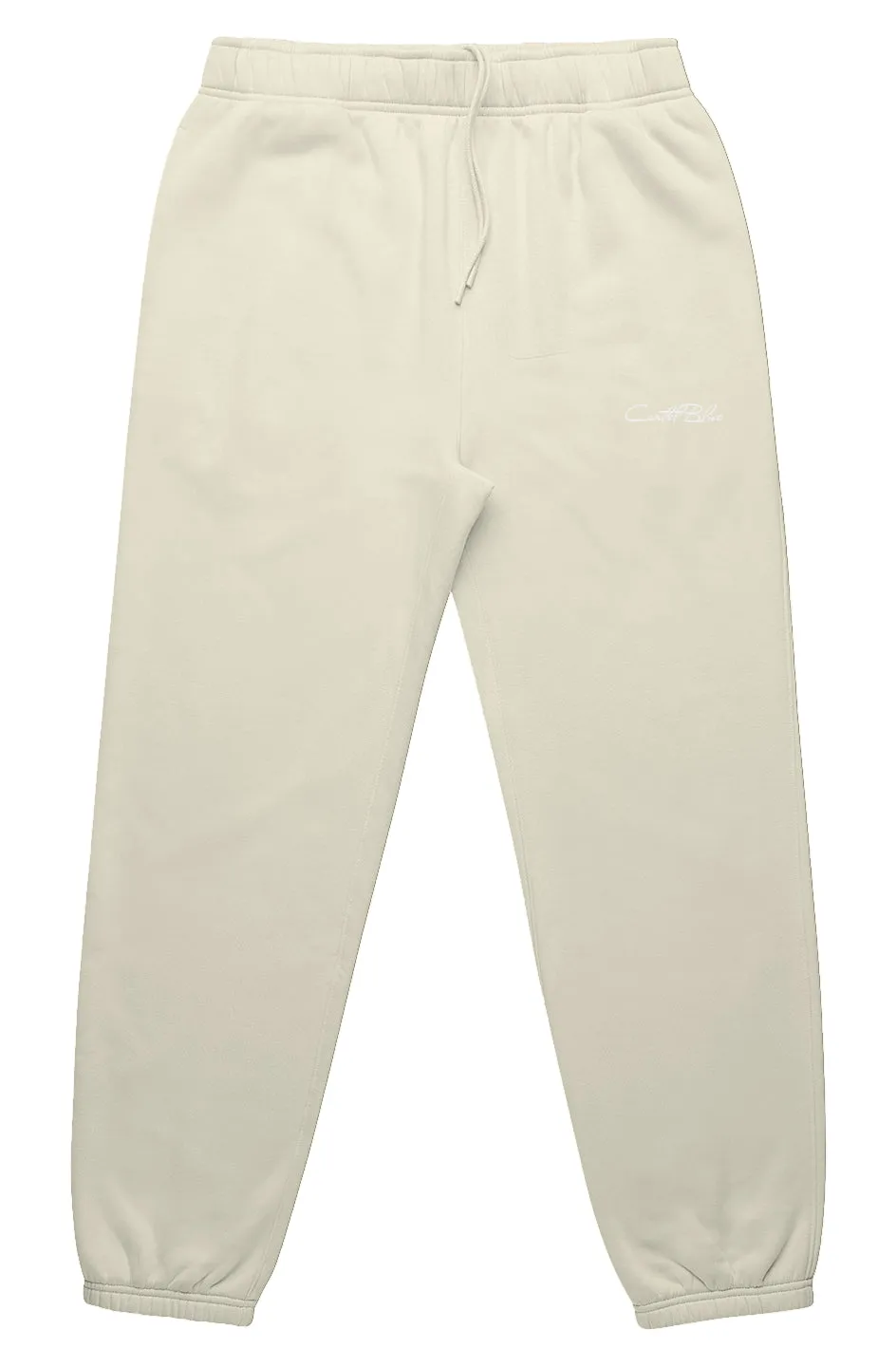 Script Cursive Sweatpants Butter