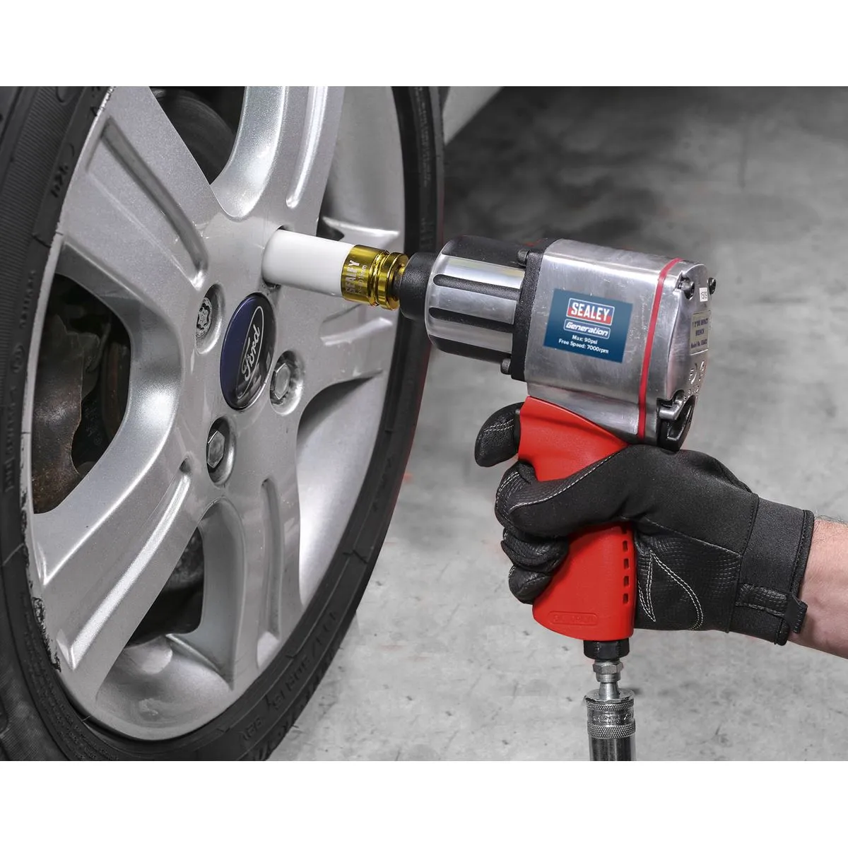 Sealey Premier Impact Socket & Wheel Nut Removal Set 15pc 1/2"Sq Drive