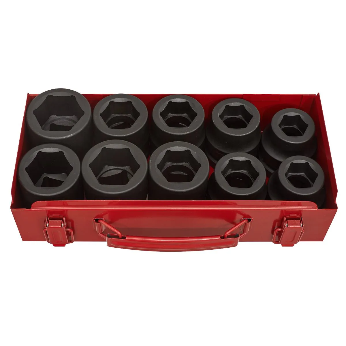 Sealey Premier Impact Socket Set 10pc 1"Sq Drive Metric/Imperial