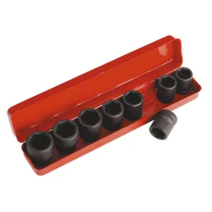 Sealey Premier Impact Socket Set 8pc 3/4"Sq Drive Metric