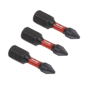 Sealey Premier Phillips #1 Impact Power Tool Bits 25mm - 3pc