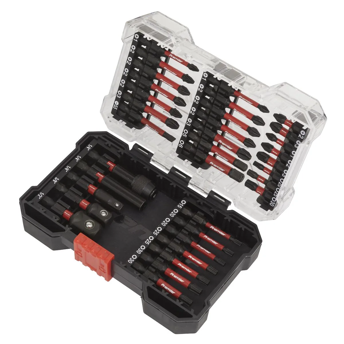 Sealey Premier Power Tool Bit Set 34pc Impact Grade