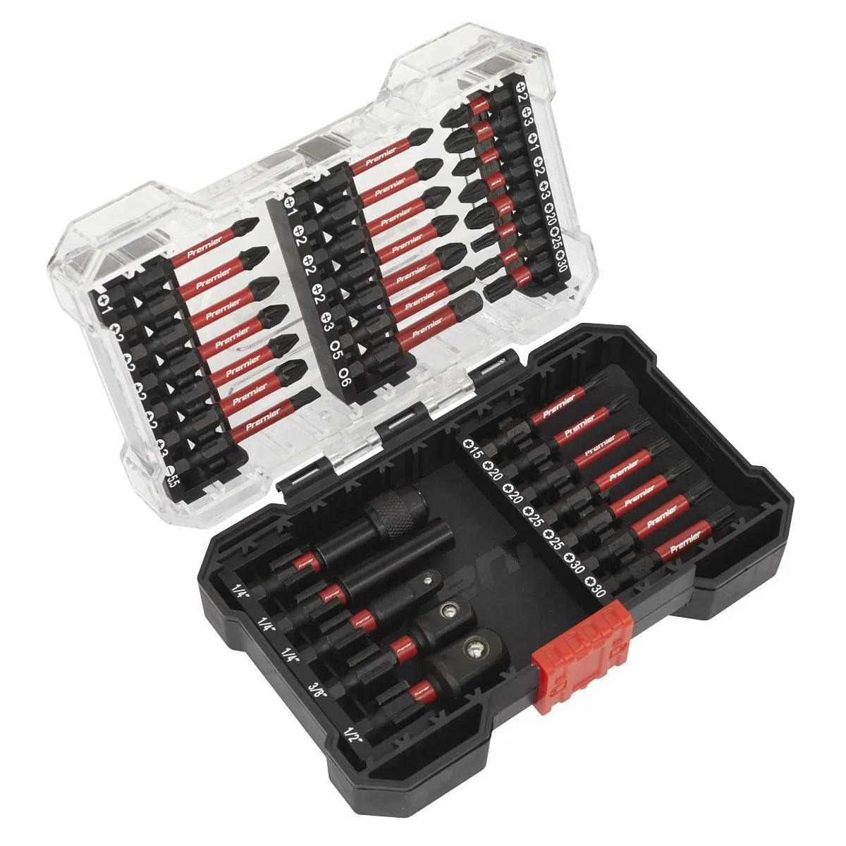 Sealey Premier Power Tool Bit Set 34pc Impact Grade