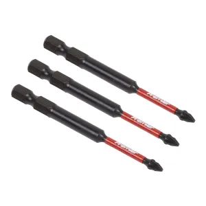 Sealey Premier Pozi #1 Impact Power Tool Bits 75mm - 3pc