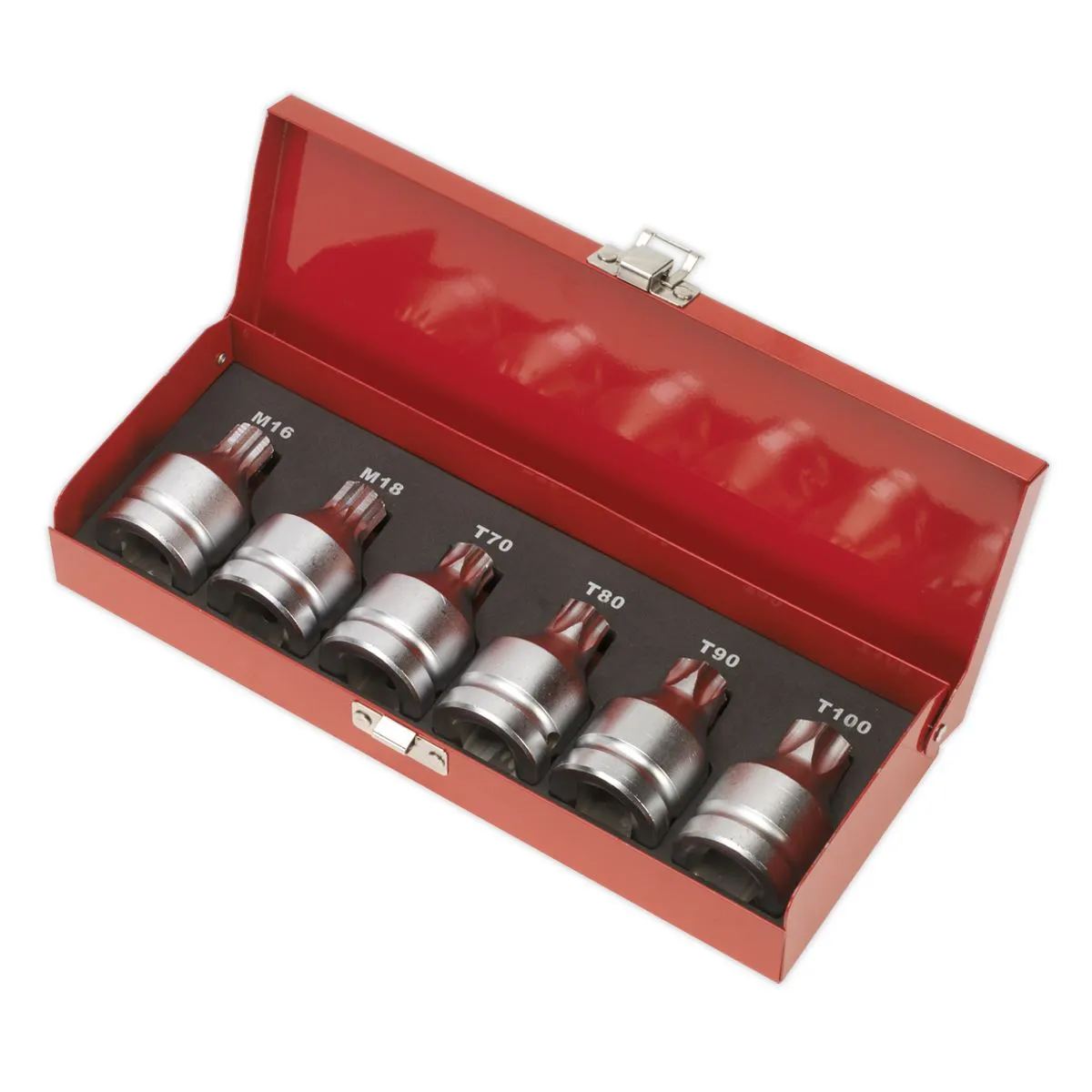 Sealey Premier Security TRX-Star* & Security Spline Socket Bit Set 6pc 3/4"Sq Drive