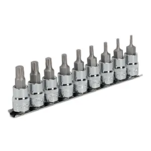 Sealey Premier TRX-P* Socket Bit Set 9pc 3/8"Sq Drive 50mm