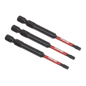 Sealey Premier TRX-Star* T15 Impact Power Tool Bits 75mm - 3pc
