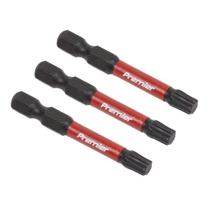 Sealey Premier TRX-Star* T30 Impact Power Tool Bits 50mm - 3pc