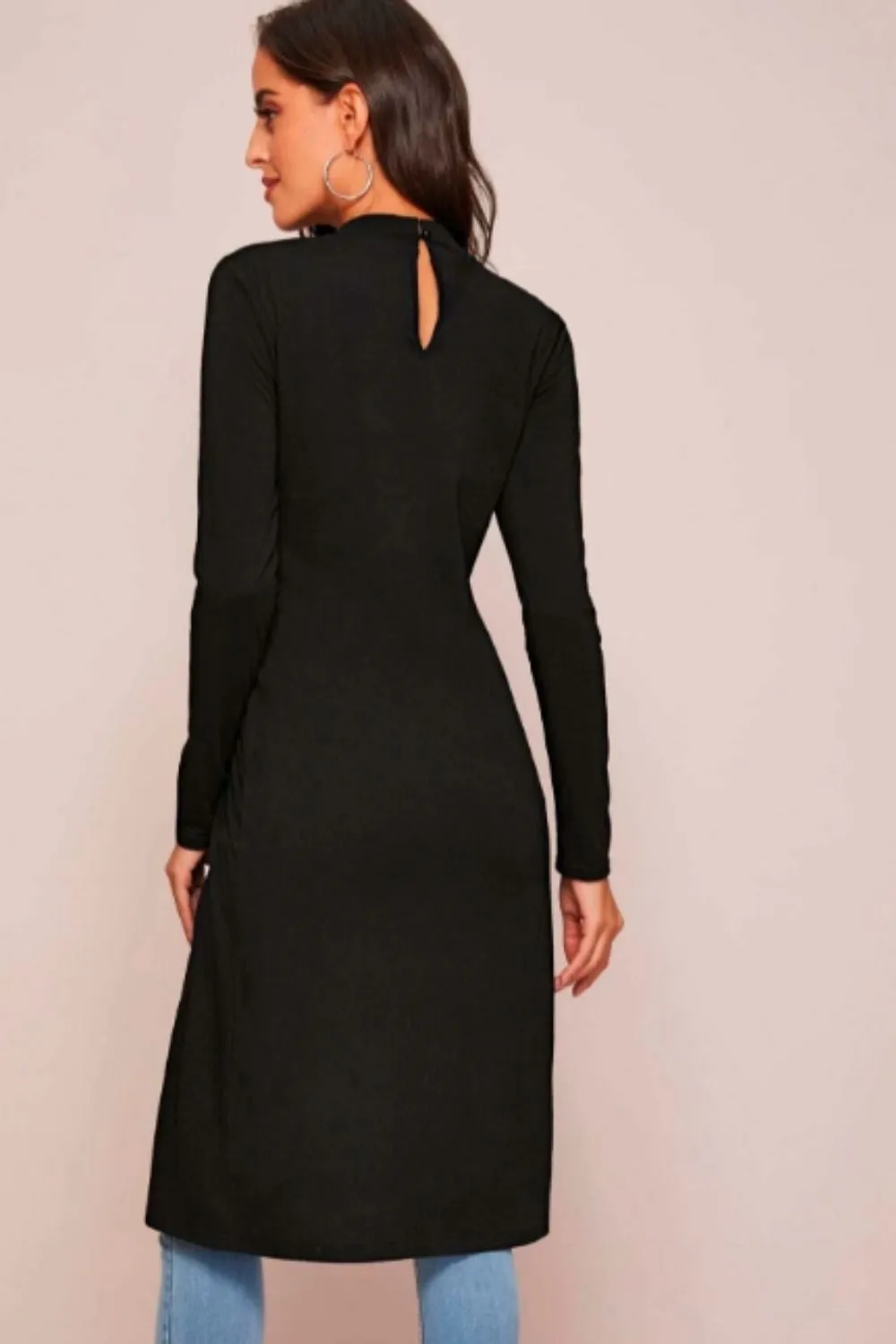 Side Slit Full Sleeve Top