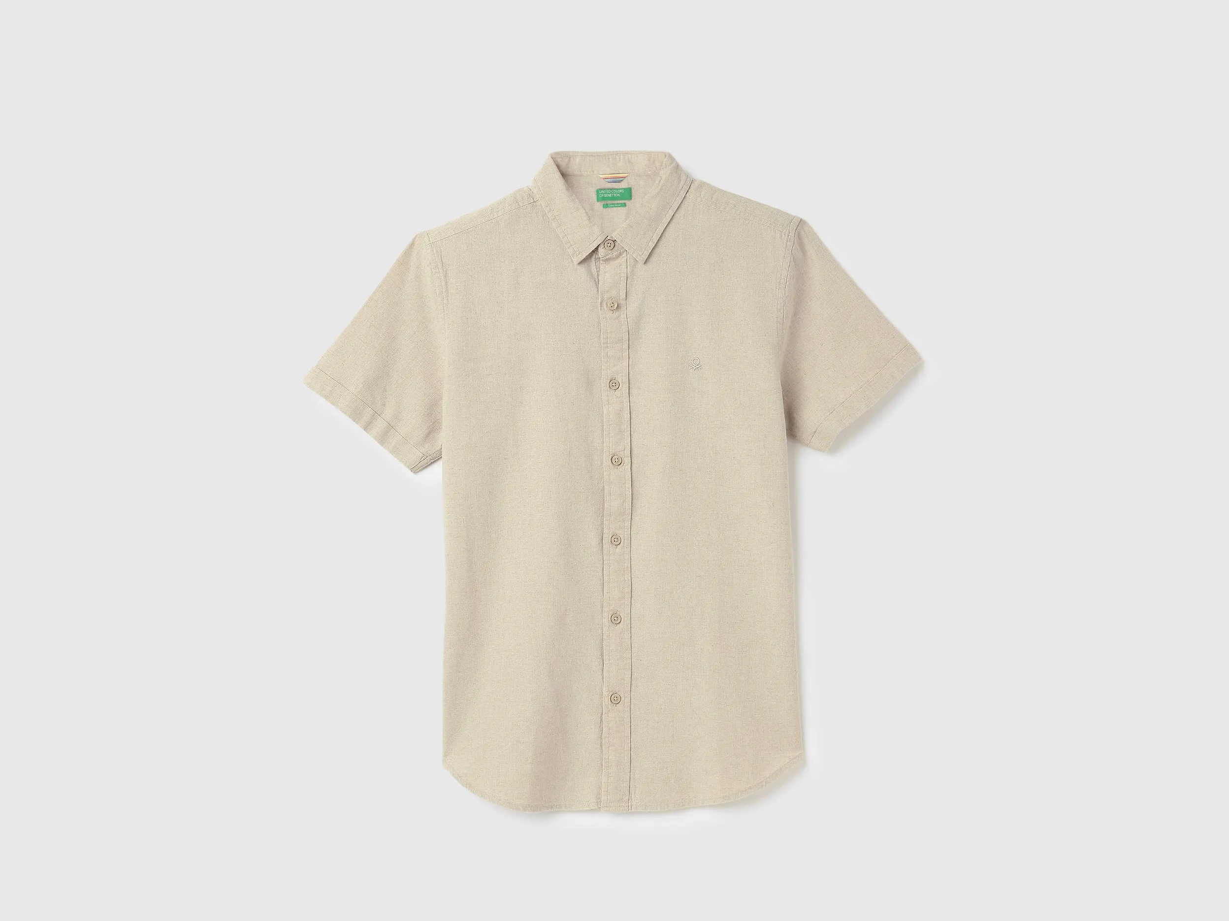 Slim Fit Spread Collar Solid Shirts