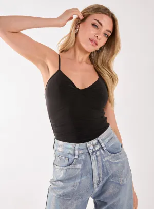 Slinky Twist Front Bodysuit