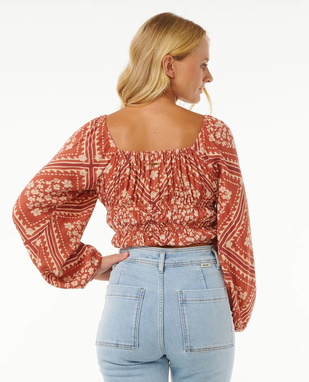 SOLEIL L/S TOP - RUST
