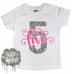Sparkle Age Birthday Kid's Shirt