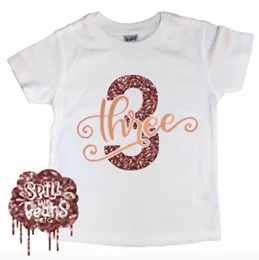 Sparkle Age Birthday Kid's Shirt