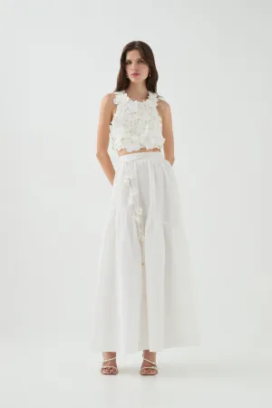 Splendour Flower Shell Top
