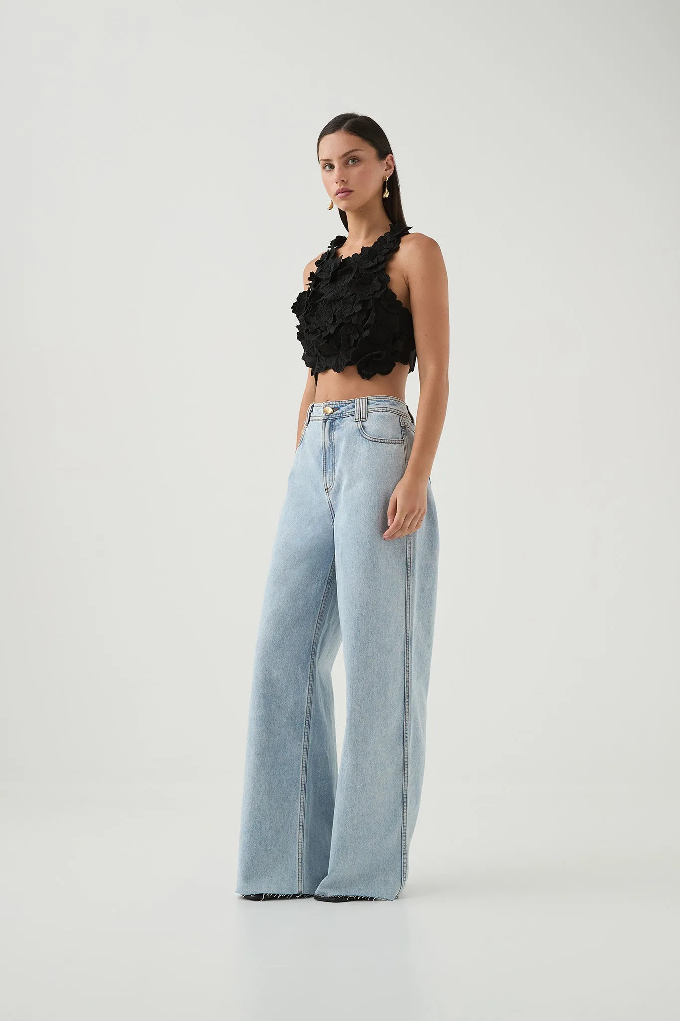 Splendour Flower Shell Top