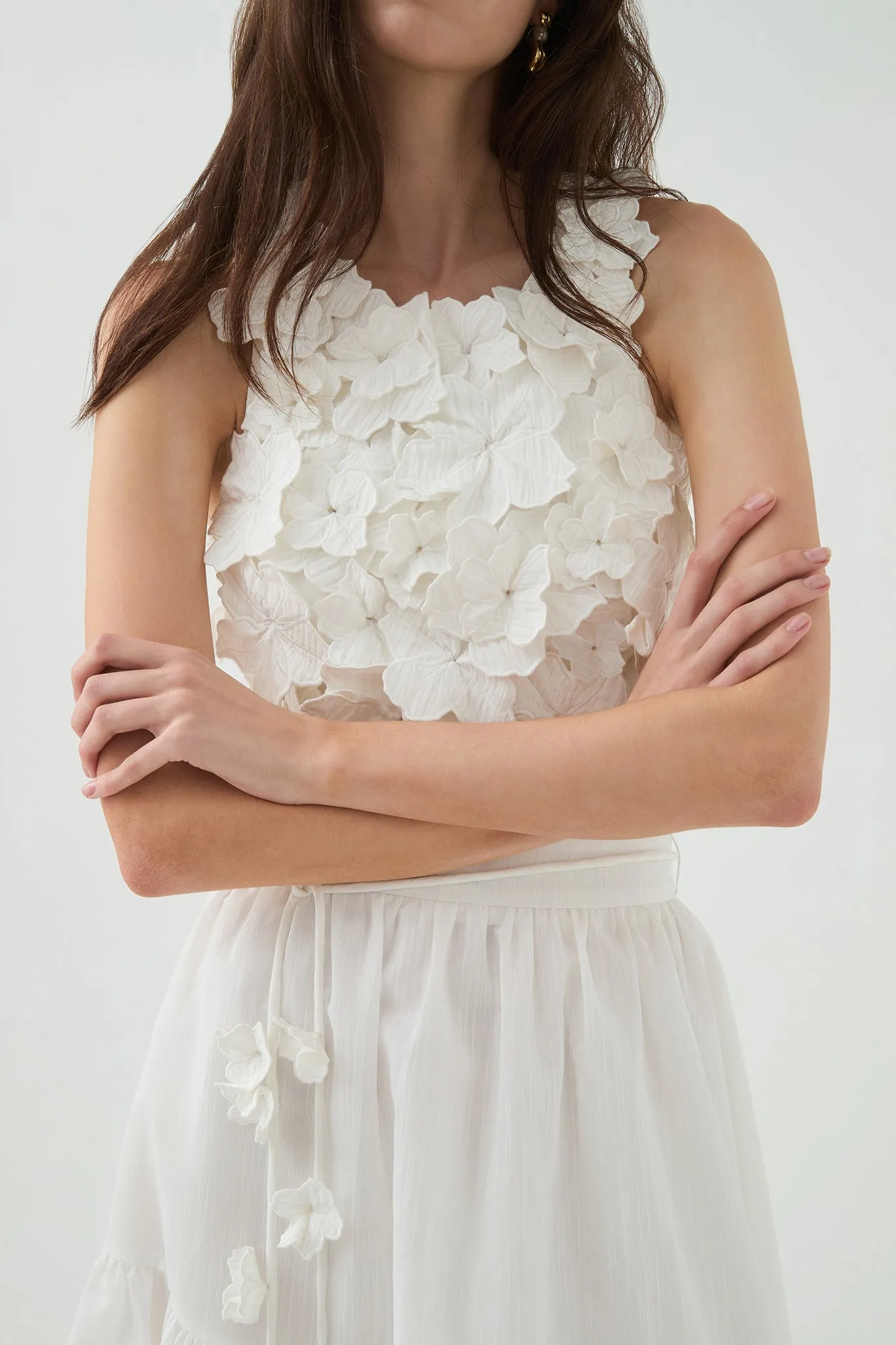 Splendour Flower Shell Top