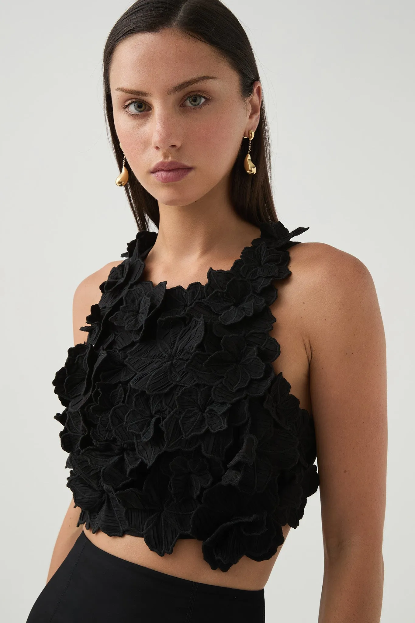 Splendour Flower Shell Top