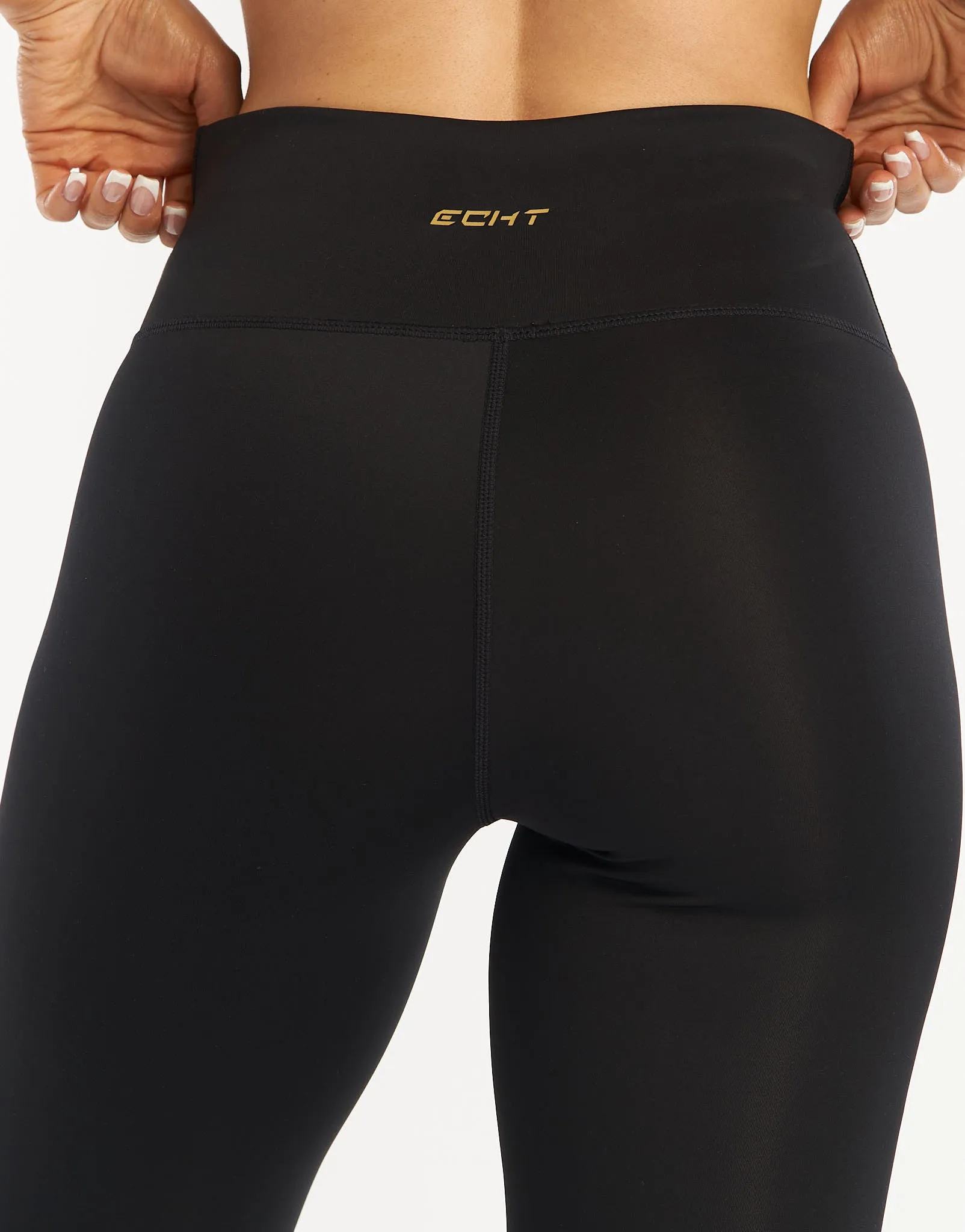 Split Flare Pants - Black