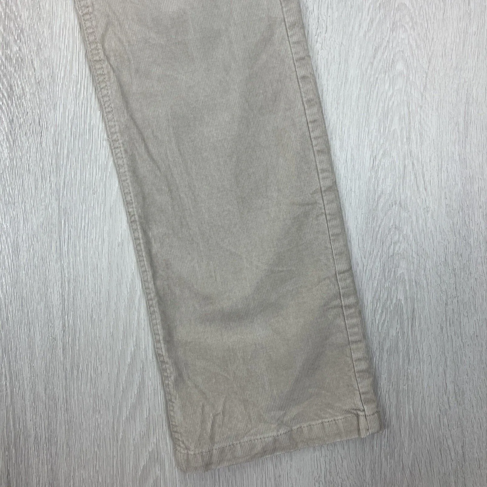 Sportscraft Womens Beige Straight Corduroy Pants Size 6