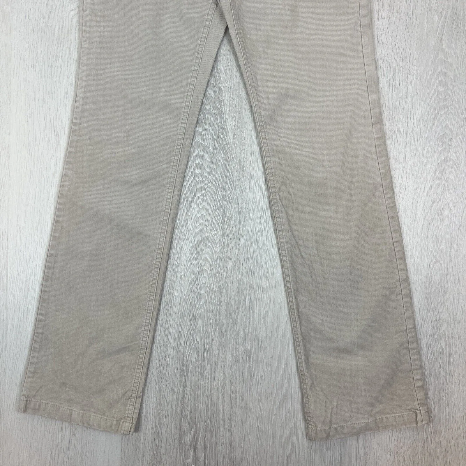Sportscraft Womens Beige Straight Corduroy Pants Size 6