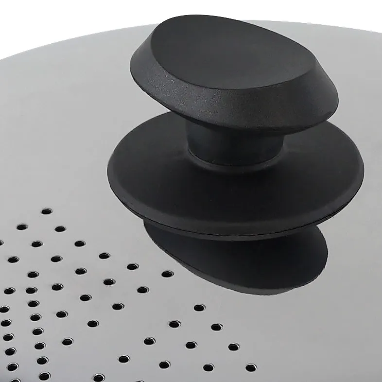 Stainless Steel Pasta Pot With Locking Strainer Lid