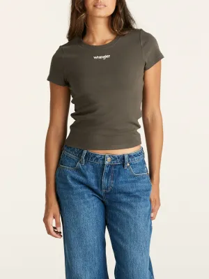 STAPLE RIB TEE - SLATE