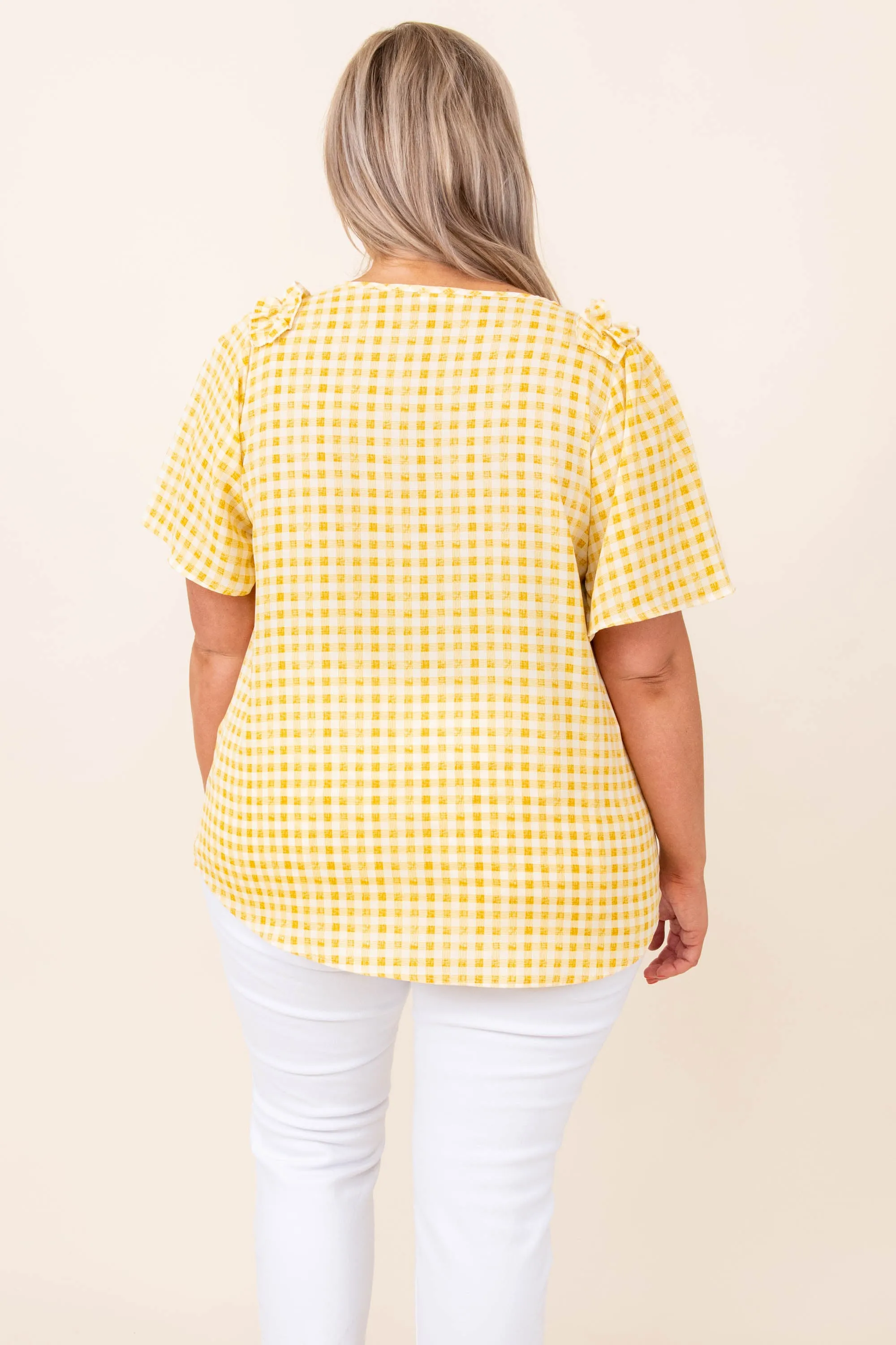Stay Stunning Top, Yellow