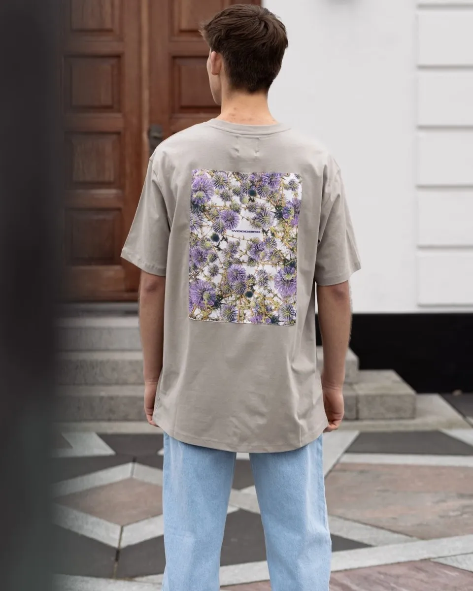 Steen Back Tee - Light Grey