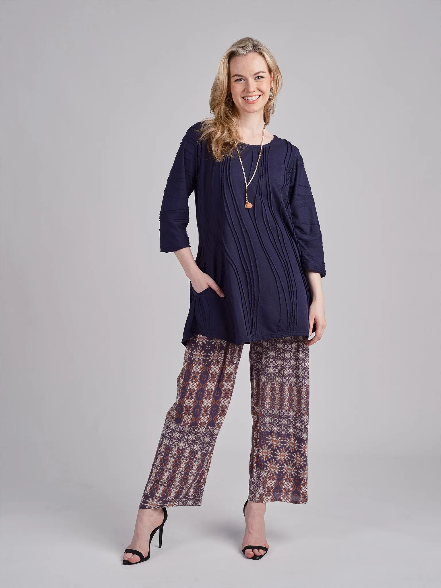 Stitched Long Sleeves Tunic.