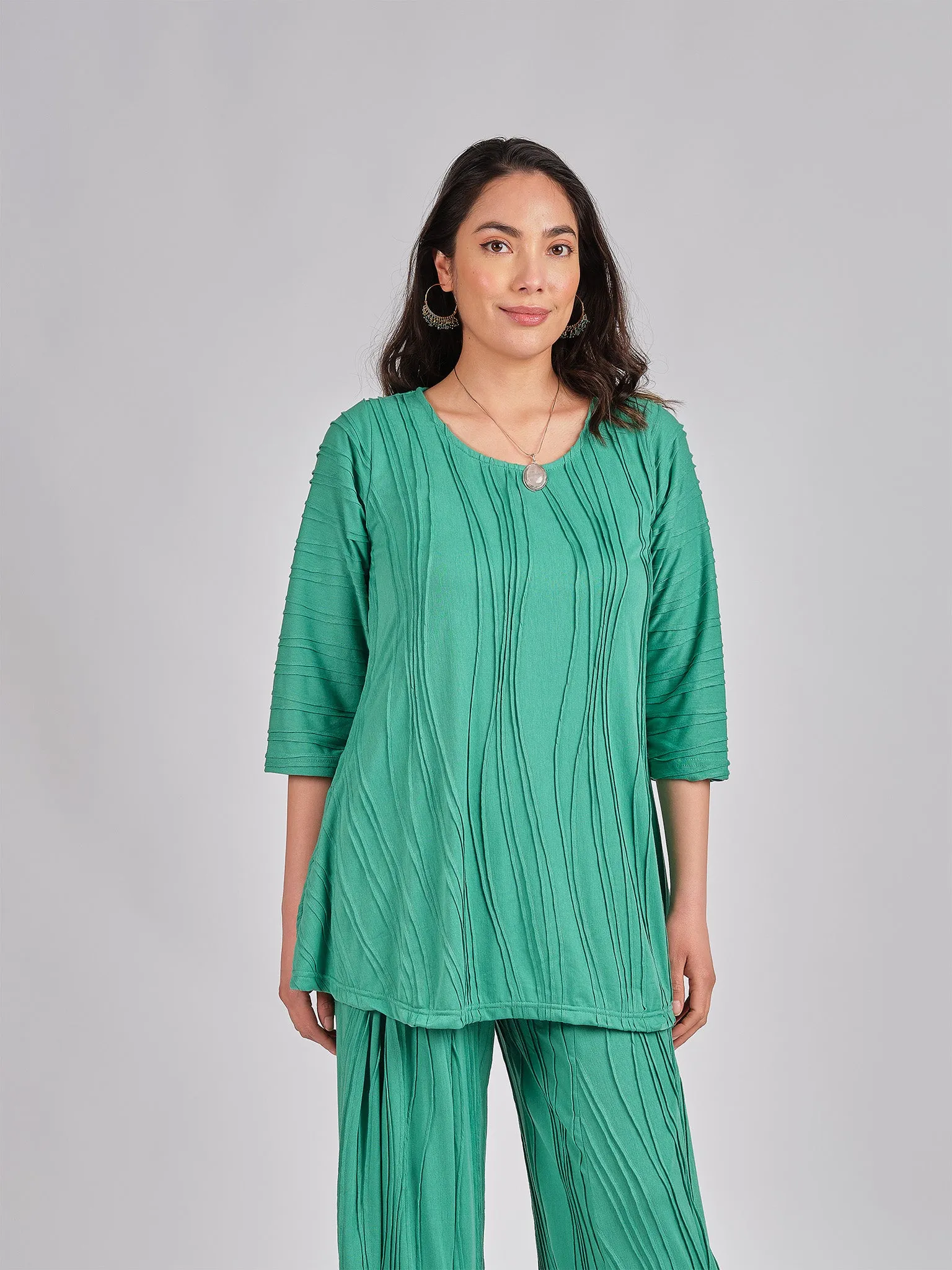 Stitched Long Sleeves Tunic.