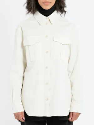 Stretch Cotton Gabardine Shirt