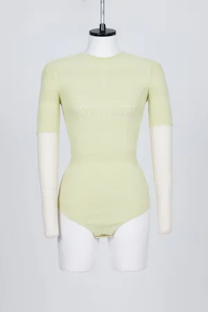 STRETCH LACE KNIT BODYSUIT