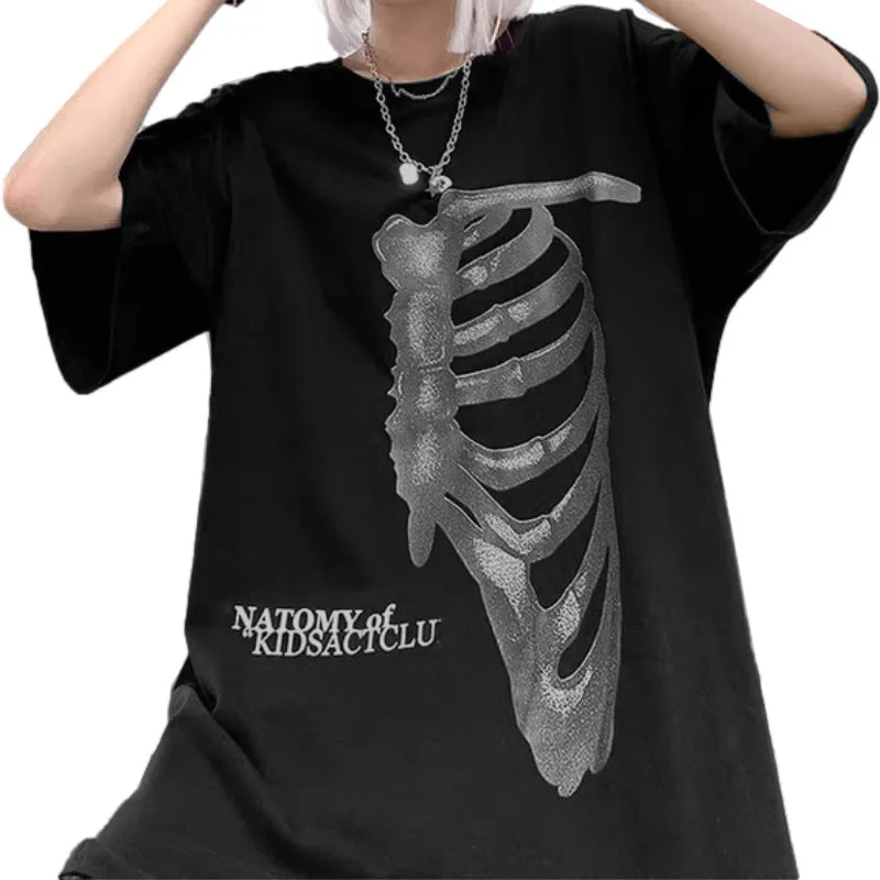 Stretch Skeleton Graphic T-shirt
