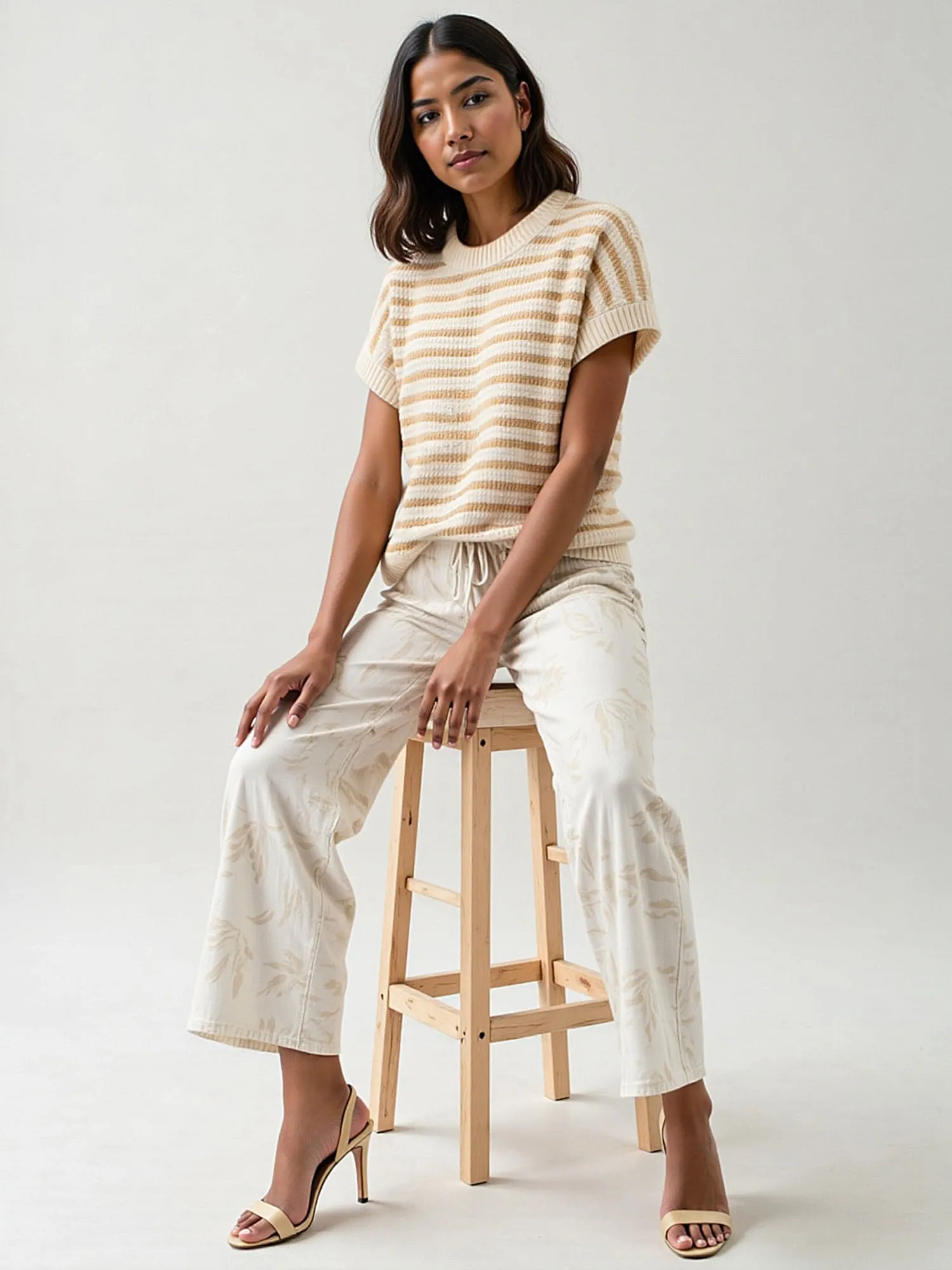 Stripe Sweater Tee