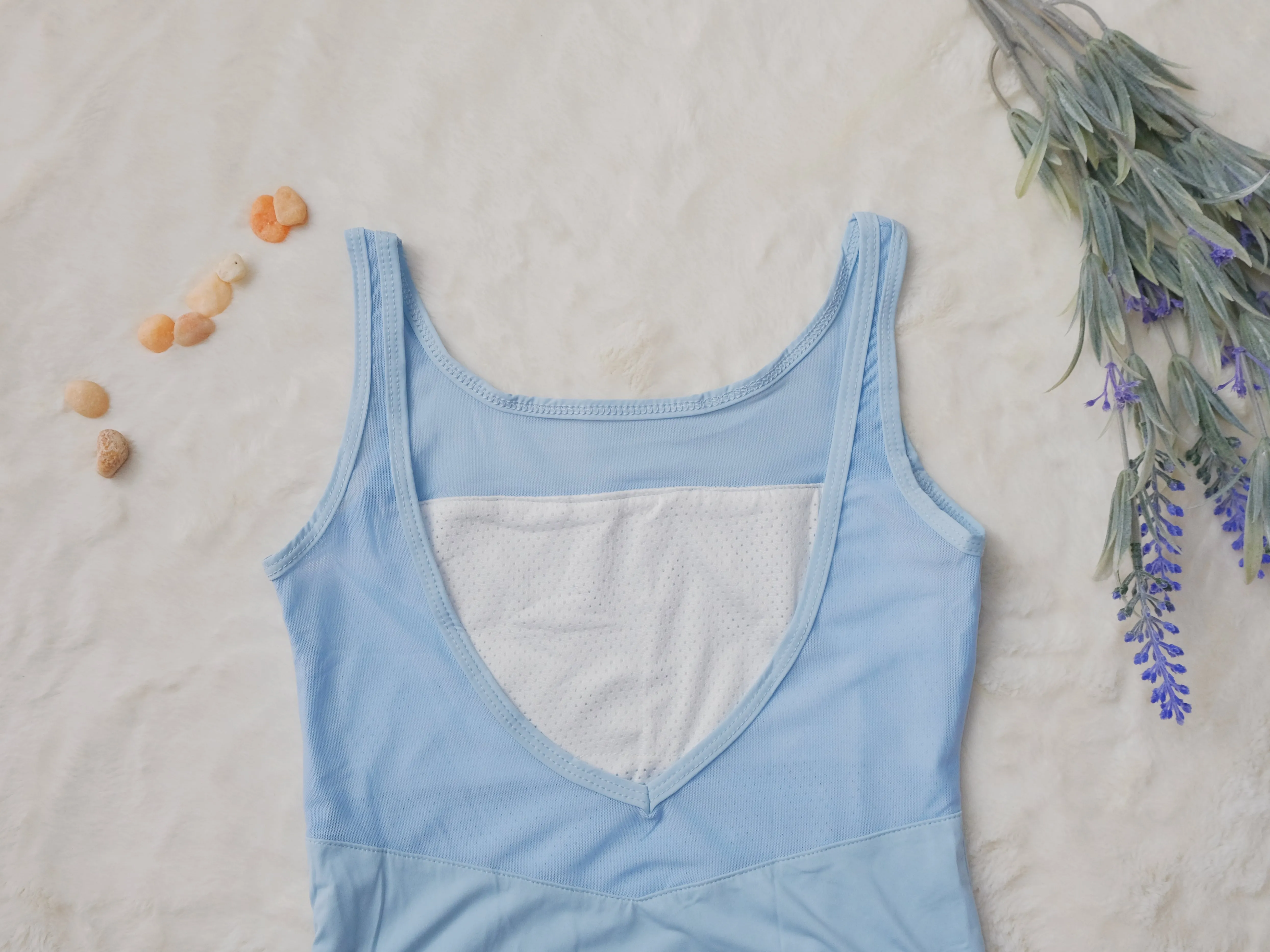 Tanks Dance Leotard （Subtle Charm 23n0003）Sky Blue