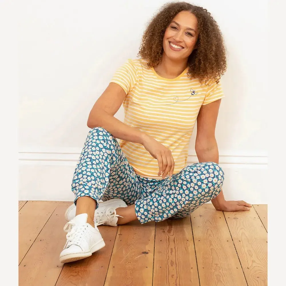Tarrant Jersey T-Shirt Yellow Bee Stripe