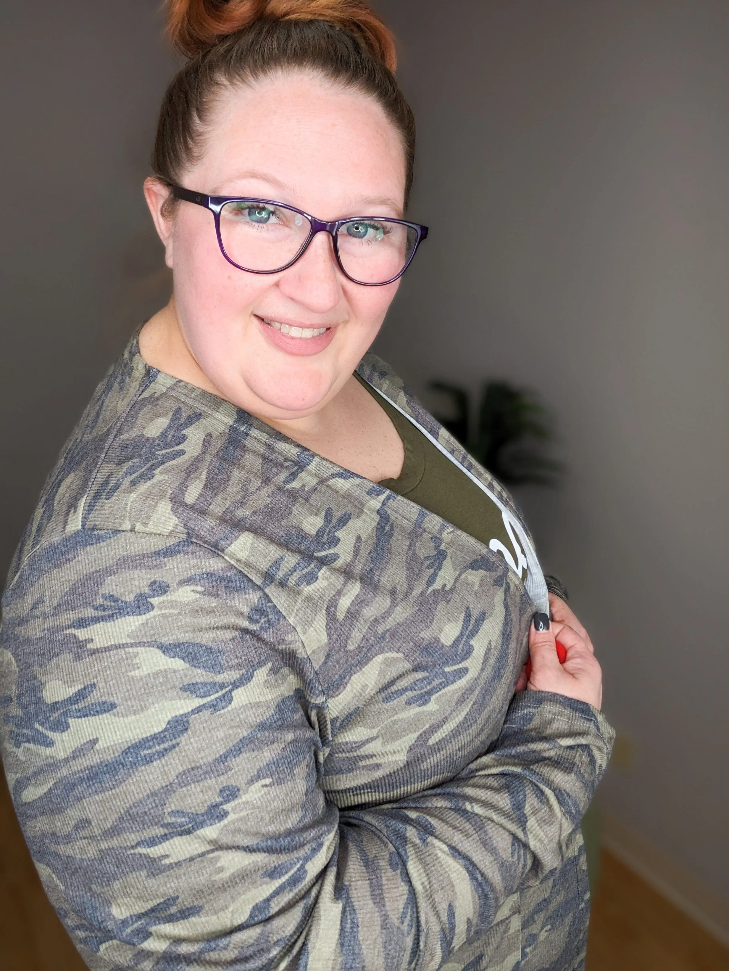 Teagan Triple Stretch Open Cardigan (Prints)