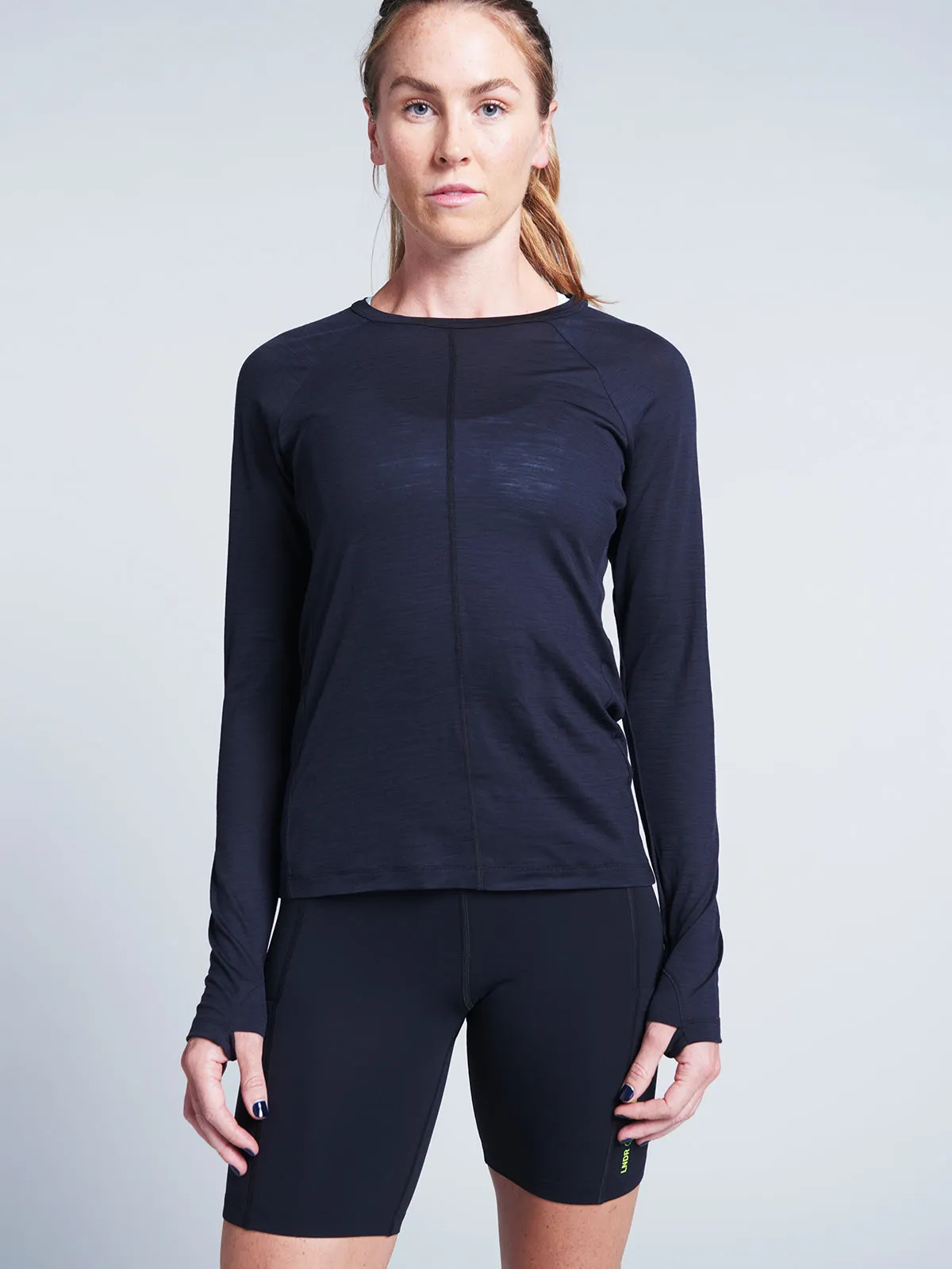 TECH-ERINO Long Sleeve Tee Black