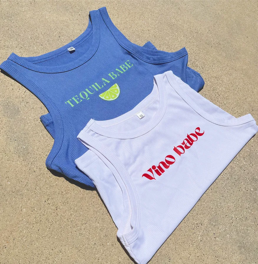 Tequila Babe Ribbed Tank