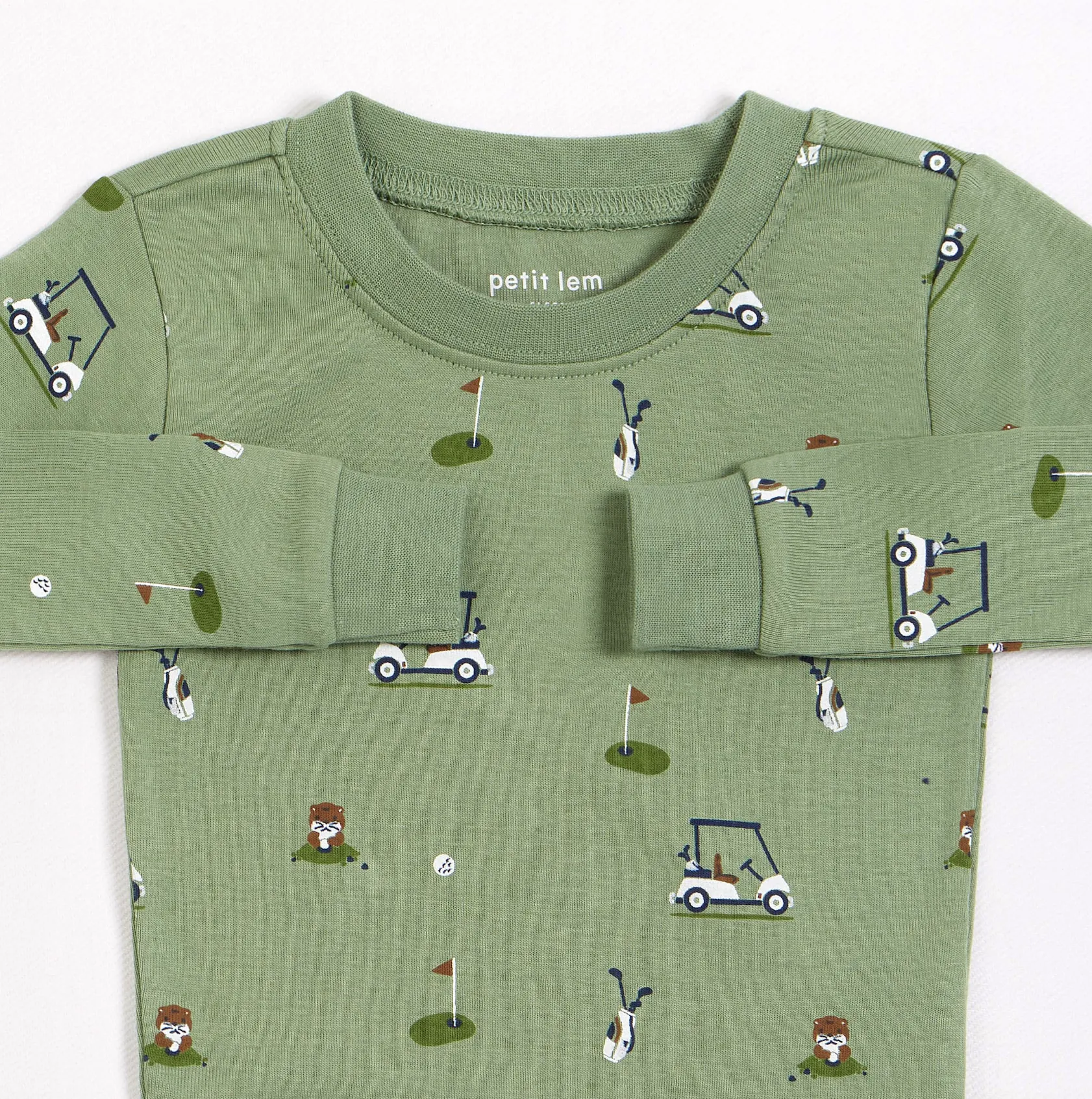 The Golf Pajama Top & Bottom Set - KIDS