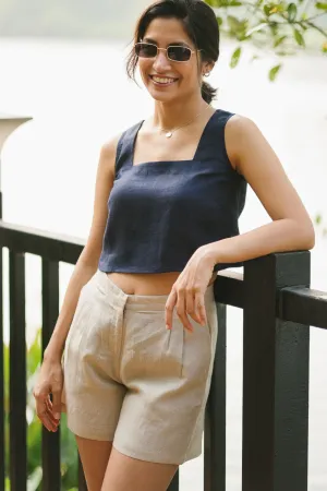 The Linen Crop Tank