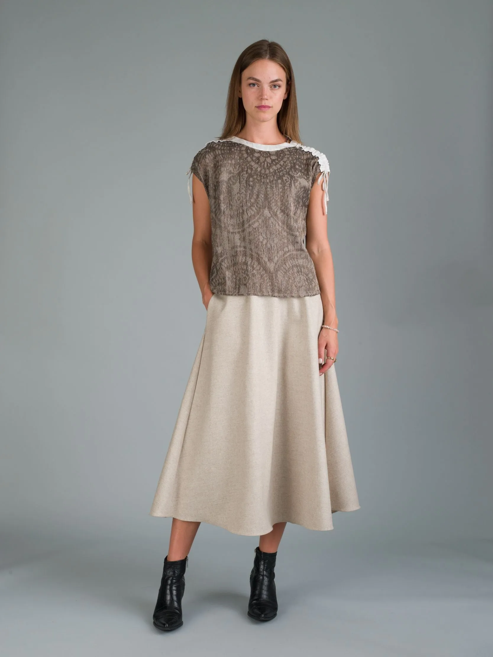 The Samara Blouse - Bronze