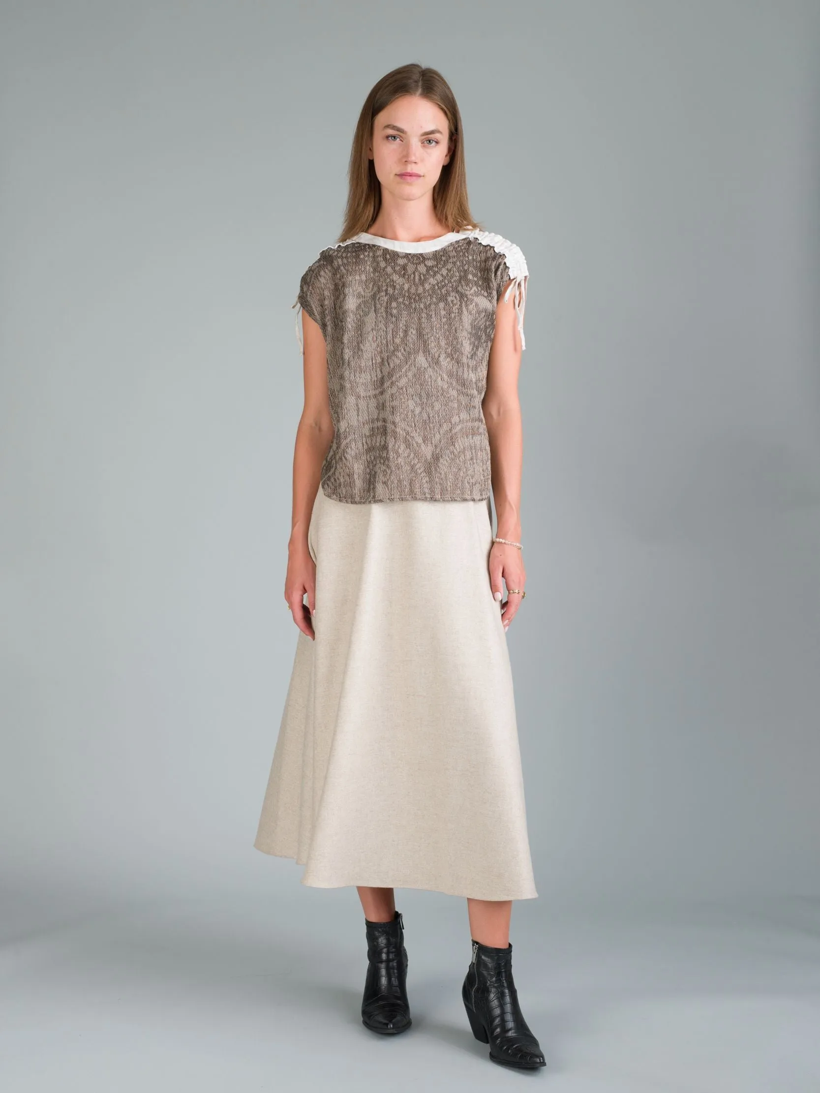 The Samara Blouse - Bronze
