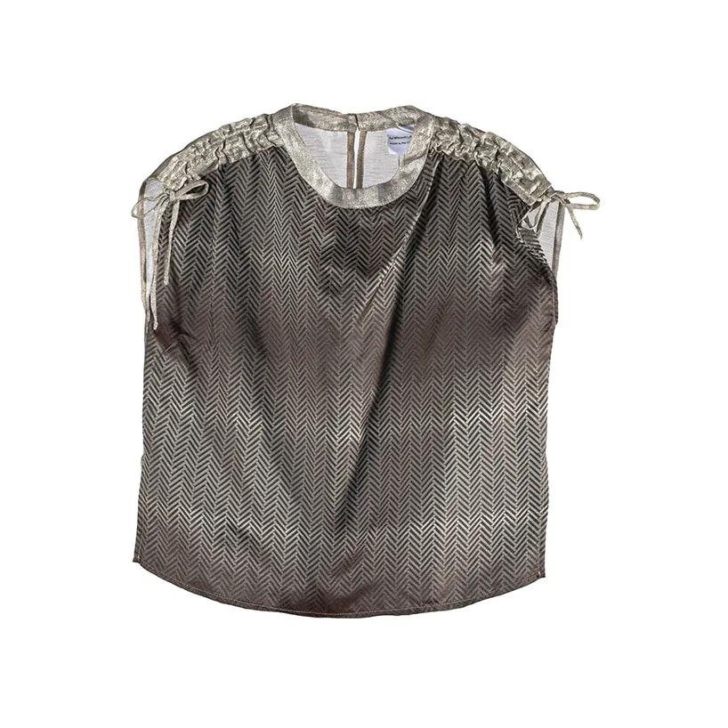 The Samara Blouse - Gray