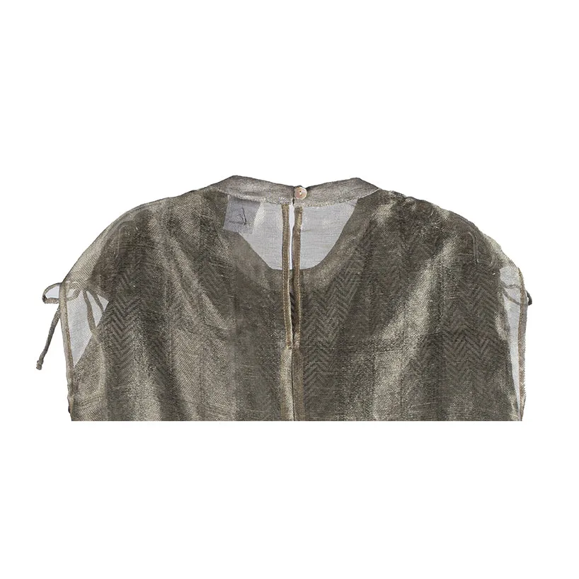 The Samara Blouse - Gray