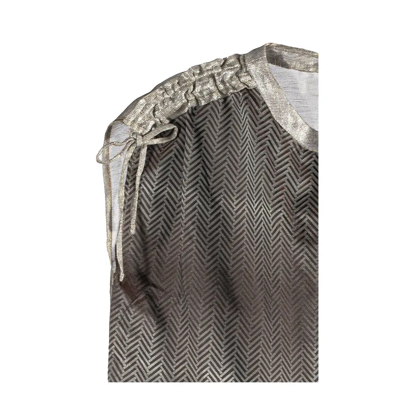 The Samara Blouse - Gray