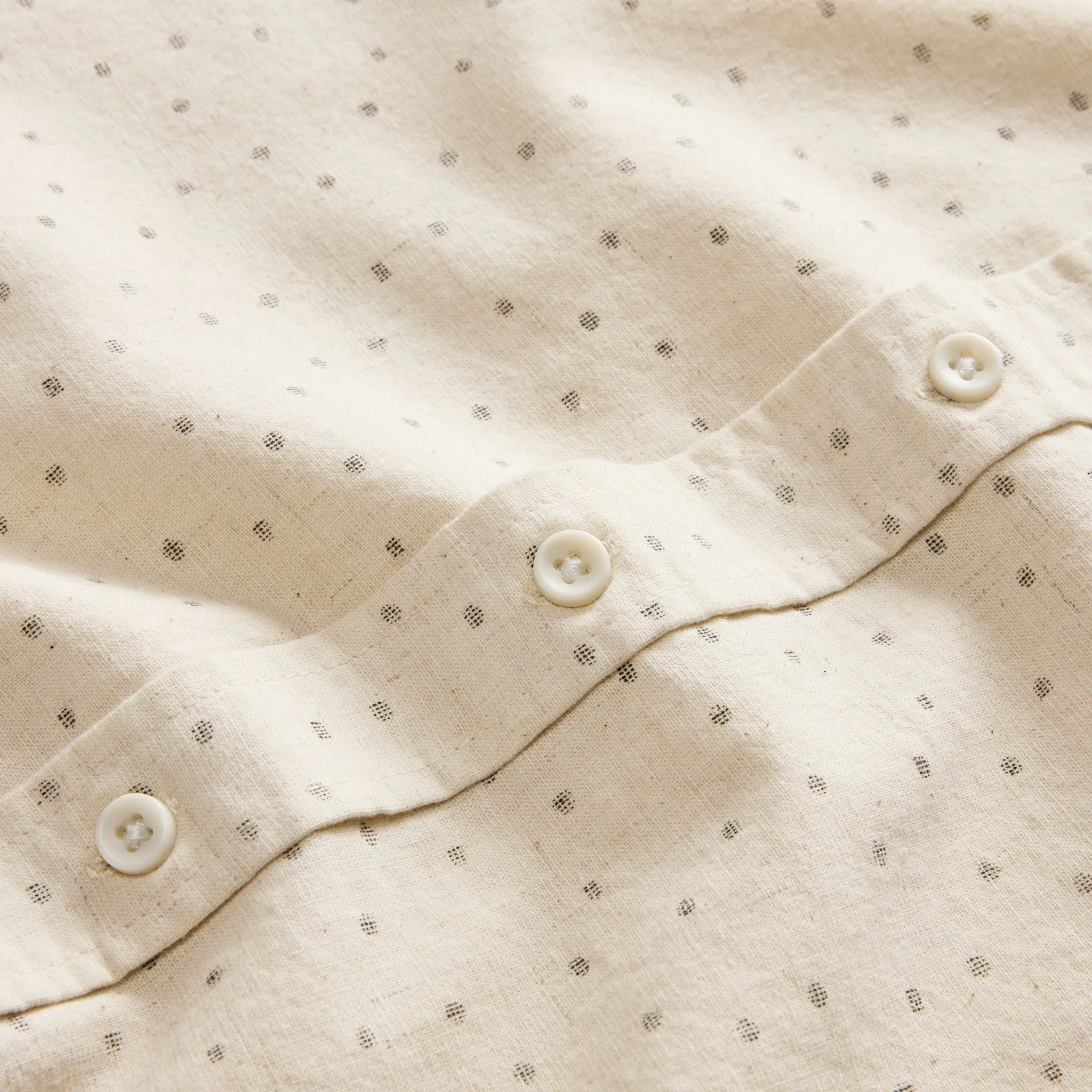 The Short Sleeve Jack | Heather Oat Dot